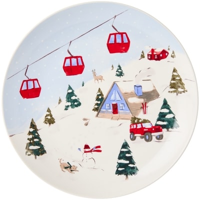 Life at Home On the Slopes Side Plate 1 ea, $6.00/1ea