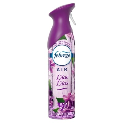 Febreze Air Freshener Spray, Lilac Sunrise, 1ct 230 g, $2.60/100g