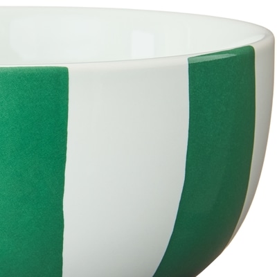 Striped Cereal Bowl - Green