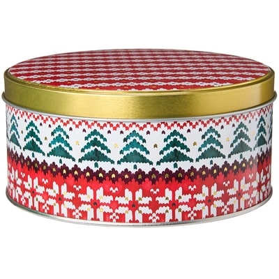 Life at Home Small Round Tin - Holly Jolly 1 ea, $2.50/1ea