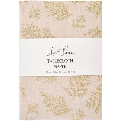 Life at Home Printed Tablecloth 1 ea, $29.00/1ea