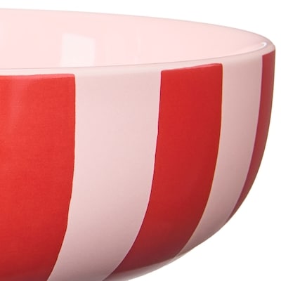 Striped Serve Bowl