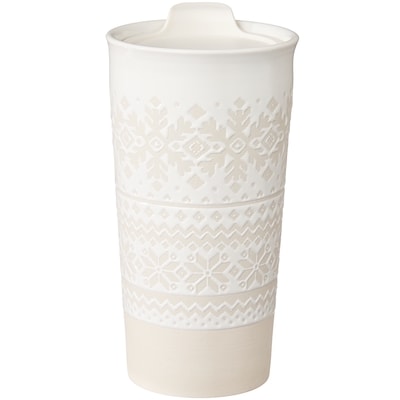 Life at Home Holiday Cheer Travel Mug - Cream 1 ea, $9.00/1ea