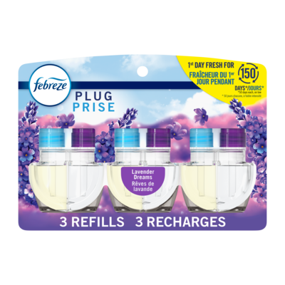 Febreze Plug In Air Freshener Scented Oil Refill Lavender, 3ct 77.7 ml, $16.73/100ml