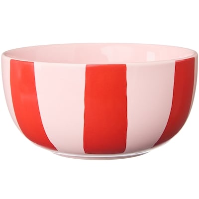 Life at Home Striped Cereal Bowl - Red 1 ea, $6.00/1ea