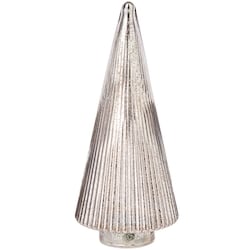 Life at Home Light Up Ribbed Glass Tree Decoration - 11.50 in 1 ea, $19.00/1ea
