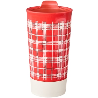 Life at Home Holiday Cheer Travel Mug - Red 1 ea, $9.00/1ea