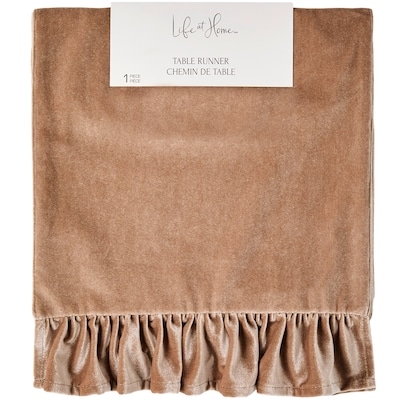 Life at Home Velvet Table Runner 1 ea, $20.00/1ea