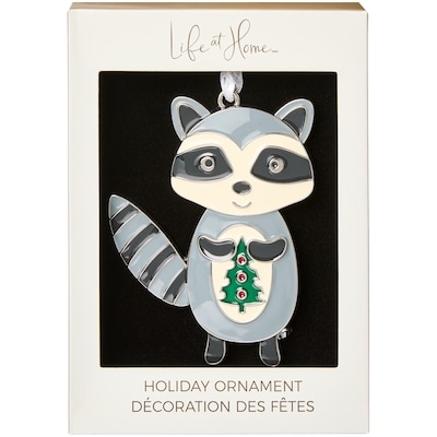 Life at Home Metal Raccoon Ornament 1 ea, $8.00/1ea