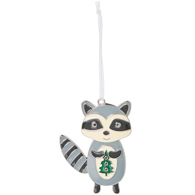 Metal Raccoon Ornament