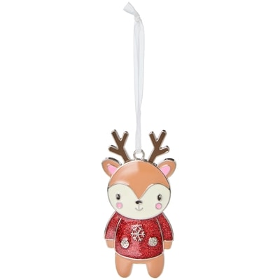 Metal Reindeer Ornament