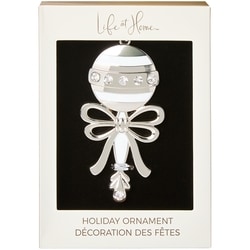Life at Home Metal White Rattle Ornament 1 ea, $8.00/1ea