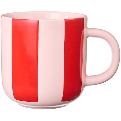 Life at Home Striped Mug - Red 1 ea, $6.00/1ea