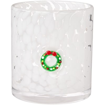Life at Home Spotted Icon Glass - Wreath 1 ea, $9.00/1ea