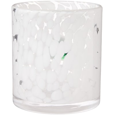 Verre à pois et à motif – couronne