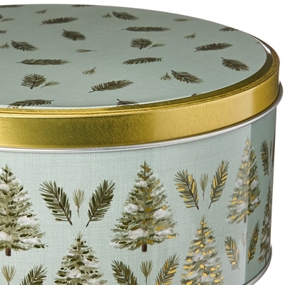 Large Round Tin - Neutral Winter