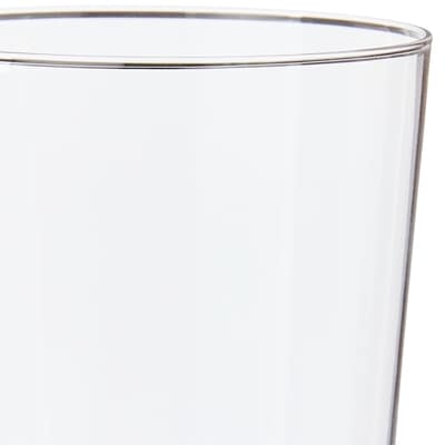 Verre rétro avec base de couleur contrastante