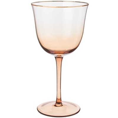 Life at Home Gold Rim Gradient Wine Glass 1 ea, $8.00/1ea