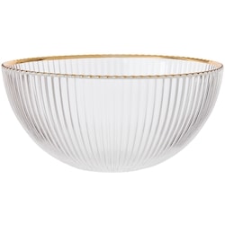 le Choix du Président Petit bol de service en verre avec bordure dorée 1 ea, 8,00 $/1ch