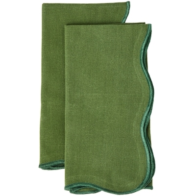 Scalloped Napkins 2 Pack