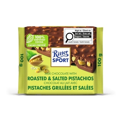 Ritter Sport Pistachio Limited Edition 100 g, $4.00/100g