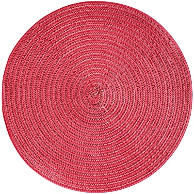 Everyday Essentials Napperon rond en lurex – rouge 1 ea, 5,00 $/1ch