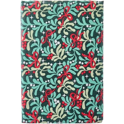 Water Resistant Tablecloth 60 in x 102 in - Mistletoe