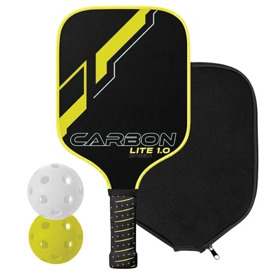 null 4pc Carbon Lite Speed 1.0 Pickleball Set - Yelllow 4 ea, $6.25/1ea