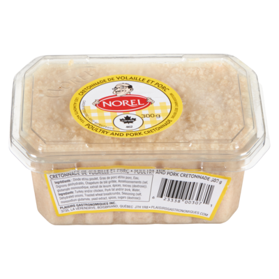Norel Cretonnade de volaille et porc 300 g, 2,43 $/100g