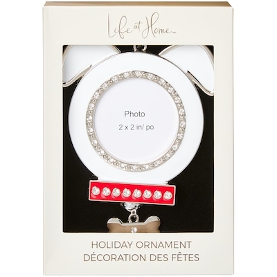 Life at Home Décoration cadre-photo en métal à motif de chiot 1 ea, 8,00 $/1ch