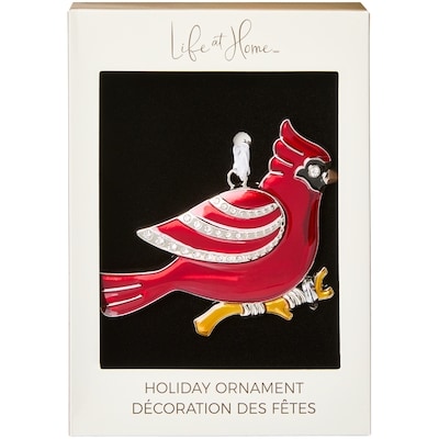 Life at Home Décoration en métal à motif de cardinal 1 ea, 8,00 $/1ch