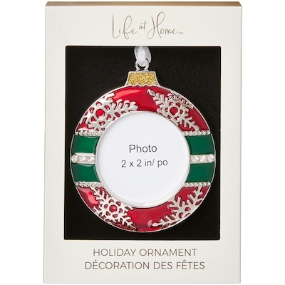 Life at Home Décoration cadre-photo ronde en métal 1 ea, 8,00 $/1ch