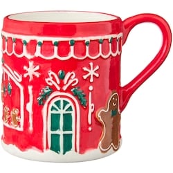 Life at Home Gingerbread Mug - Red 1 ea, $5.00/1ea