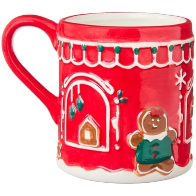 Gingerbread Mug - Red