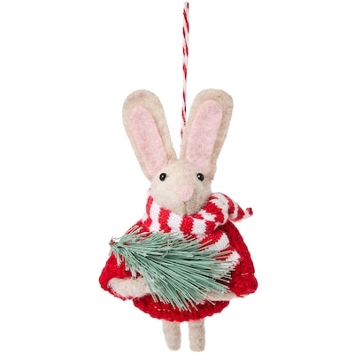 Life at Home Décoration de lapin en feutre avec sapin 1 ea, 7,00 $/1ch