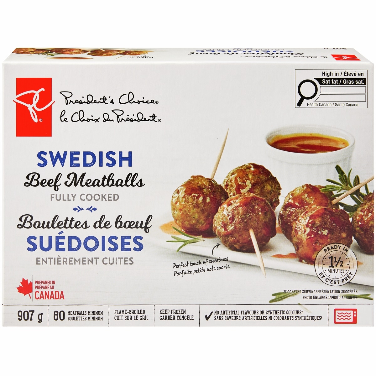 President's Choice Sirloin Beef Meatballs