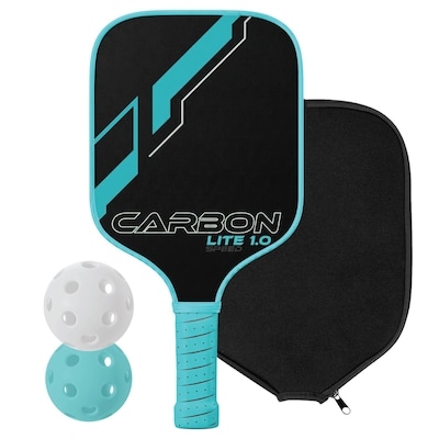 null 4pc Carbon Lite Speed 1.0 Pickleball Set - Teal 4 ea, $6.25/1ea