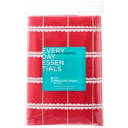 Everyday Essentials Water Resistant Tablecloth 60 in x 102 in - Plaid 1 ea, $4.00/1ea