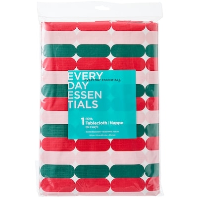 Everyday Essentials Nappe imperméable 60 po x 84 po – rayures 1 ea, 5,00 $/1ch