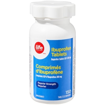 Regular Strength Ibuprofen USP 200 mg 150 Tablets