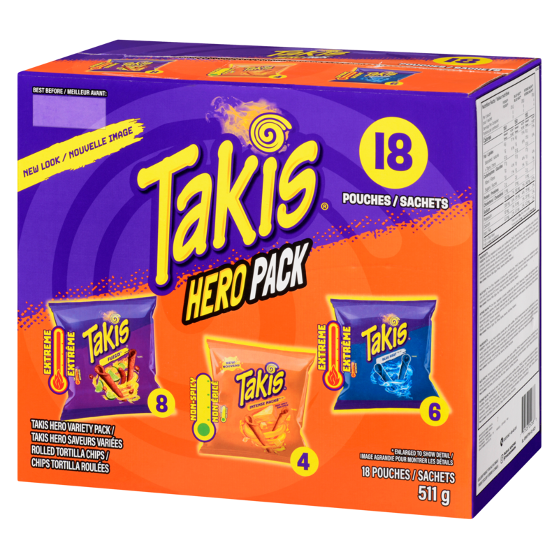 Rolled Tortilla Chips Hero Variety Pack