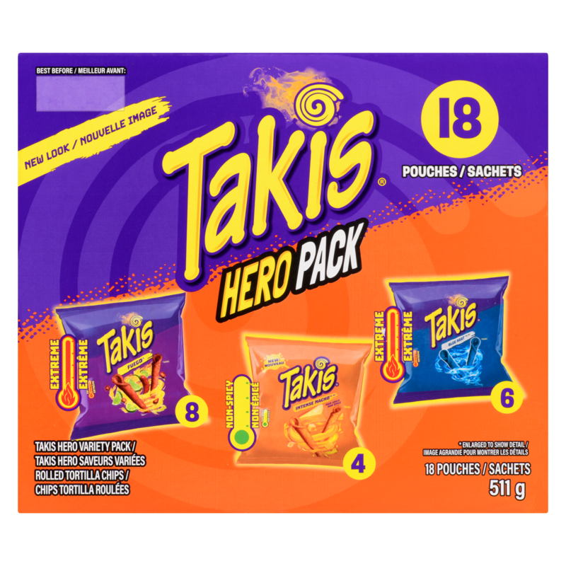 Rolled Tortilla Chips Hero Variety Pack
