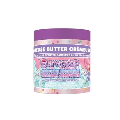 Slimy Gloop Slime de glaçage de confettis 1 ea, 7,00 $/1ch