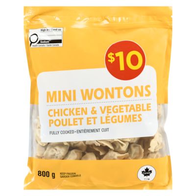 Mini Wontons, Chicken & Vegetable