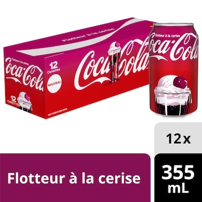 Coca-Cola Boisson gazeuse Cola Flotteur à la cerise 12x355.0 ml, 0,20 $/100ml
