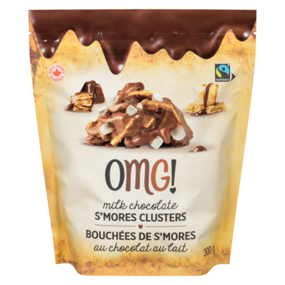 OMG Milk Chocolate S'mores Clusters 300 g, $4.33/100g