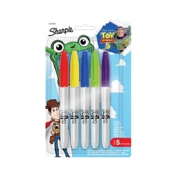 Sharpie Permanent Markers, Toy Story 5 Packaging, Assorted, Fine Point, 5 Count 5 ea, $1.70/1ea
