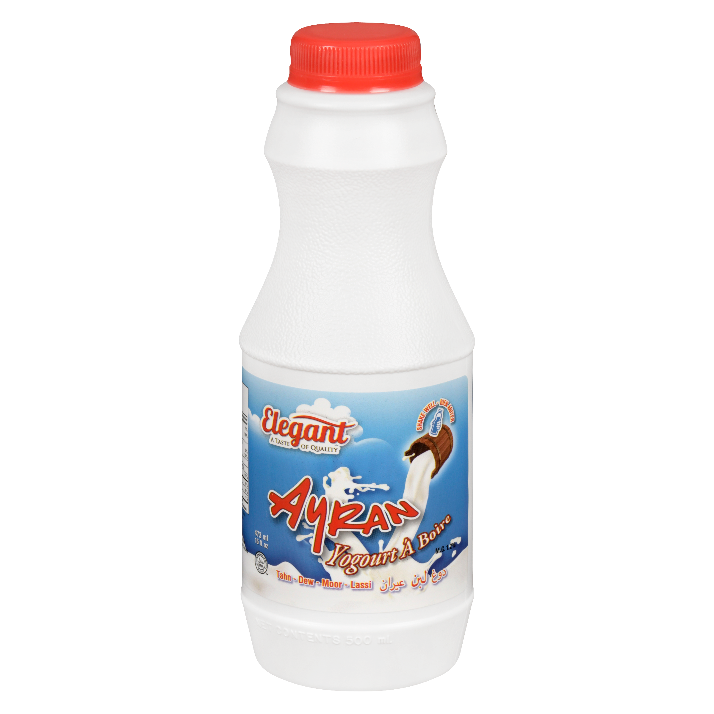 Elegant Yogourt à boire ayran m.g. 1.2% 473 ml, 0,46 $/100ml