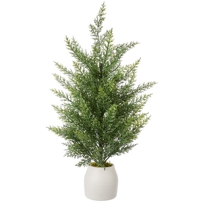 Life at Home Faux Cyprus Tree with Pot 1 ea, $24.00/1ea