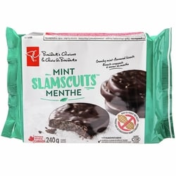 President's Choice Mint Slamscuits™ 240 g, $2.50/100g